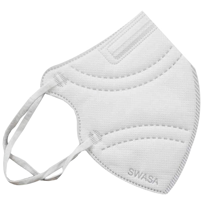 Swasa + PM 0.3 N95 FFP2 Anti-Pollution Face Mask White