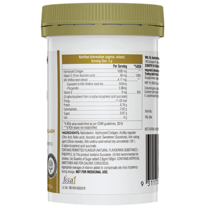 Swisse Beauty Collagen Glow | Powder with Grape Seed Extract for Skin Health