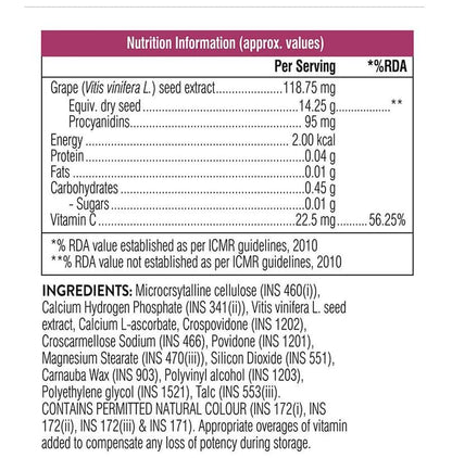 Swisse Beauty Grape Seed Tablet