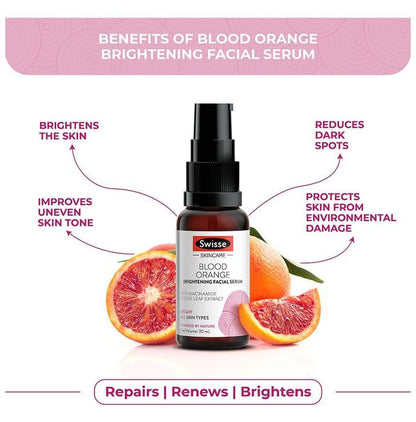 Swisse Skincare Blood Orange Brightening Facial Serum