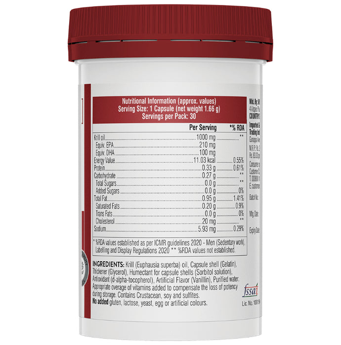 Swisse Ultiboost Clinical Strength Deep Sea Krill Oil Capsule