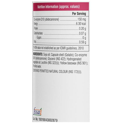 Swisse Ultiboost Co-Enzyme Q10 for Energy, Heart & Antioxidant Support | Capsule