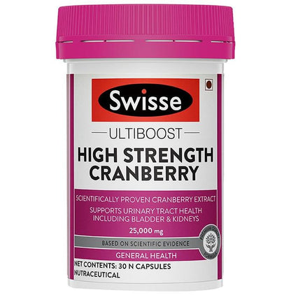 Swisse Ultiboost High Strength Cranberry 25000mg Capsule | Supports Urinary Bladder & Kidney Health - Classic Derma