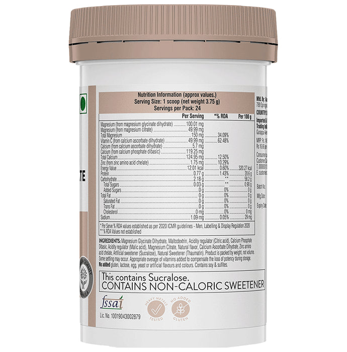 Swisse Ultiboost High Strength Magnesium Glycinate & Citrate Oral Powder Orange