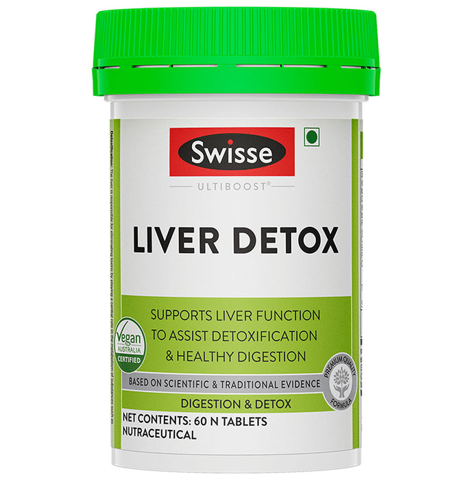 Swisse Ultiboost Liver Detox Tablet | For Healthy Digestion & Liver Care - Classic Derma