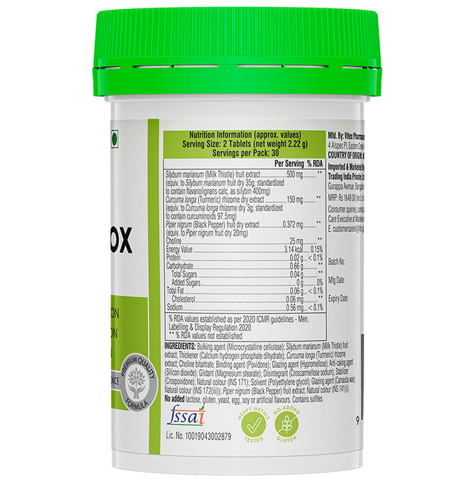 Swisse Ultiboost Liver Detox Tablet | For Healthy Digestion & Liver Care