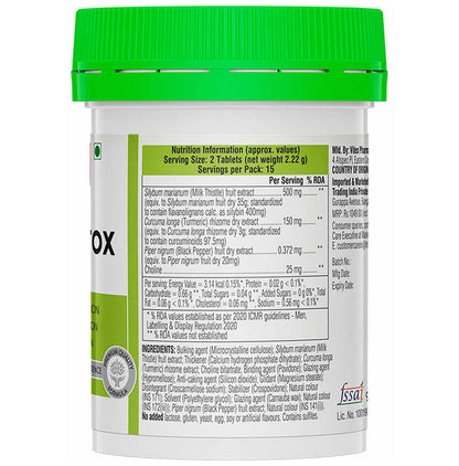 Swisse Ultiboost Liver Detox Tablet | For Healthy Digestion & Liver Care