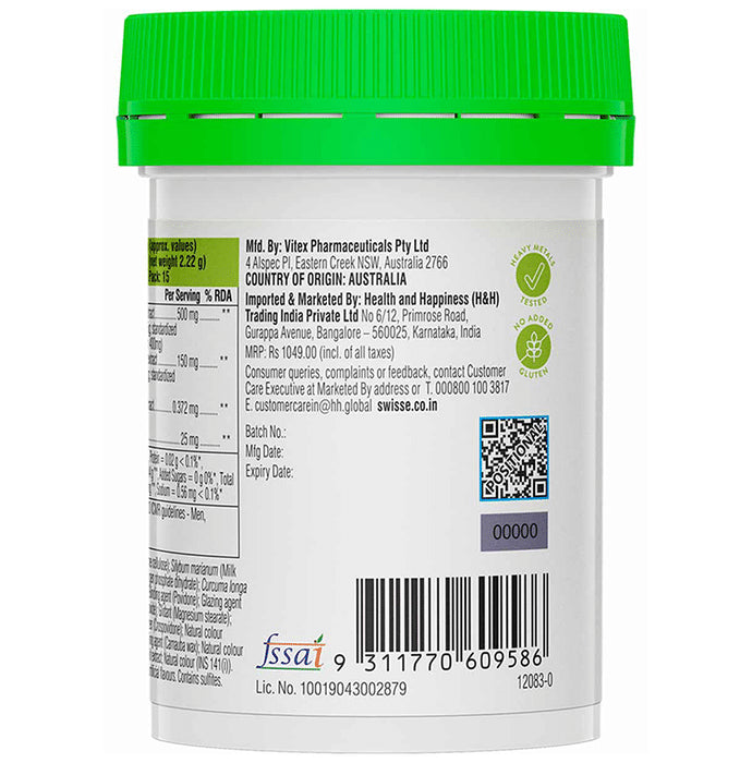 Swisse Ultiboost Liver Detox Tablet | For Healthy Digestion & Liver Care