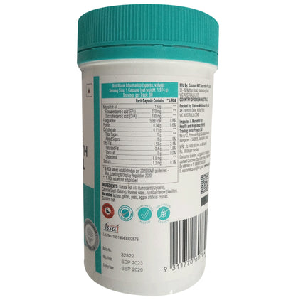 Swisse Ultiboost Odourless High Strength Wild Fish Oil Capsule with 1500mg Omega 3 | For Heart, Brain, Eye & Joint Health