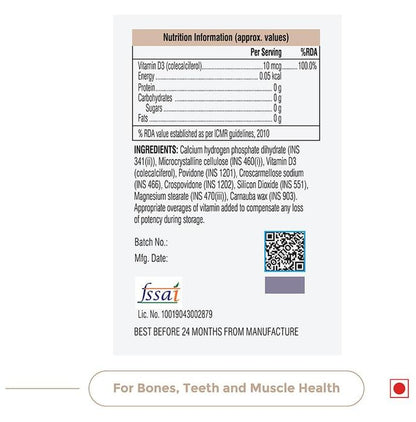 Swisse Ultiboost Vitamin D Tablet for Healthy Bones & Muscles