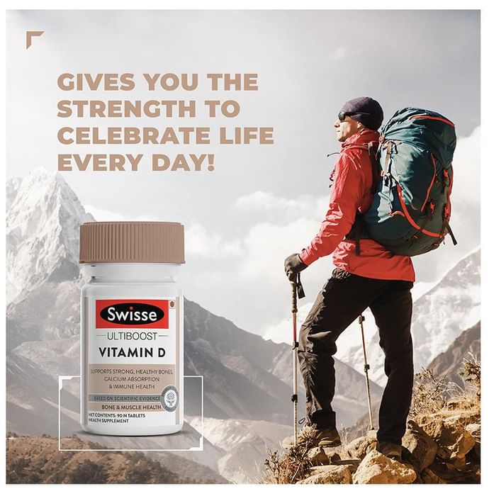 Swisse Ultiboost Vitamin D Tablet for Healthy Bones & Muscles