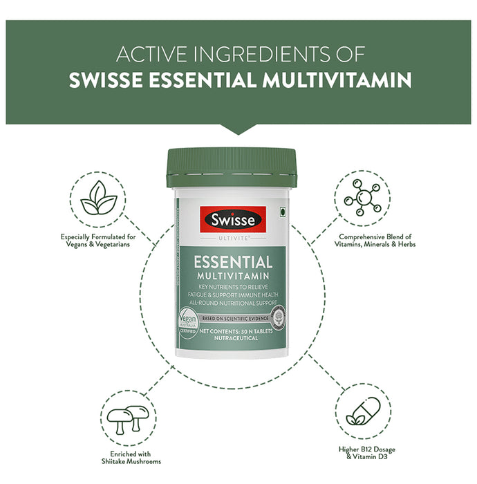 Swisse Ultivite Essential Multivitamin Tablet for Men & Women