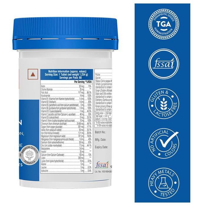 Swisse Ultivite Men's Multivitamin for Energy, Stamina & Fatigue Reduction | Tablet