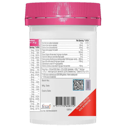 Swisse Ultivite Women's Multivitamin Tablet for Energy, Stamina & Fatigue Reduction