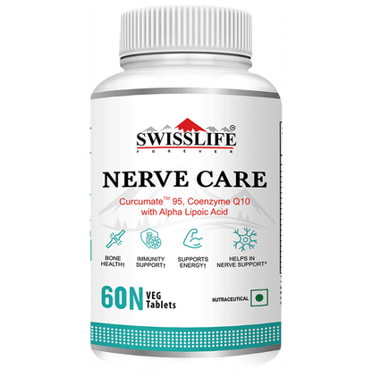SWISSLIFE FOREVER Nerve Care Veg Tablets (60 Each) - Classic Derma