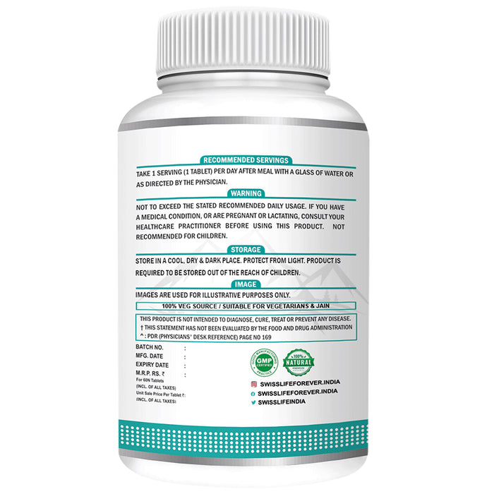 SWISSLIFE FOREVER Nerve Care Veg Tablets (60 Each)