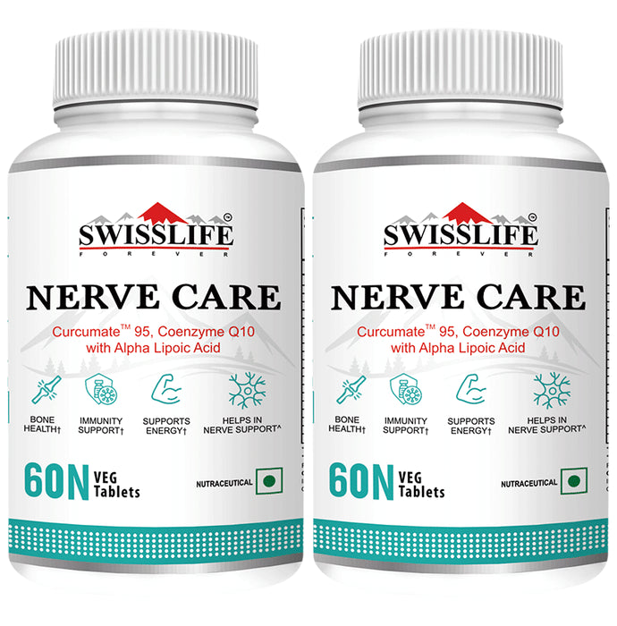 SWISSLIFE FOREVER Nerve Care Veg Tablets (60 Each) - Classic Derma