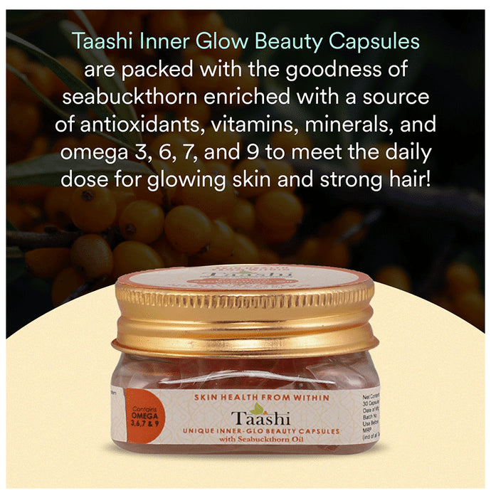 Taashi Unique Inner-Globeauty Capsule with Seabuckthorn Oil