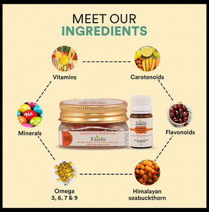 Taashi Unique Inner-Globeauty Capsule with Seabuckthorn Oil