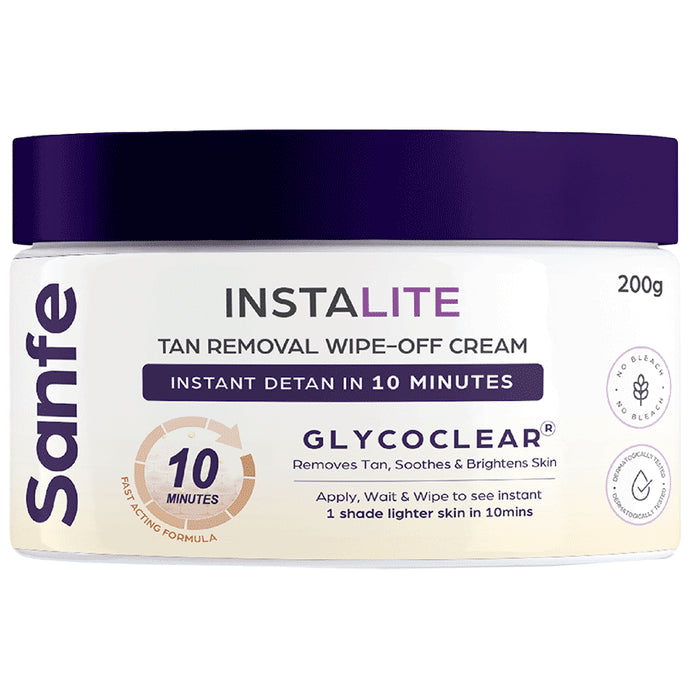 Sanfe Instalite Tan Removal Wipe-Off Cream - Classic Derma