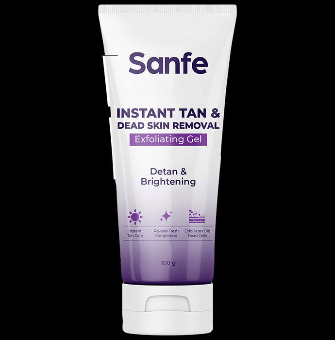 Sanfe Instant Tan & Dead Skin Removal Exfoliating Gel - Classic Derma