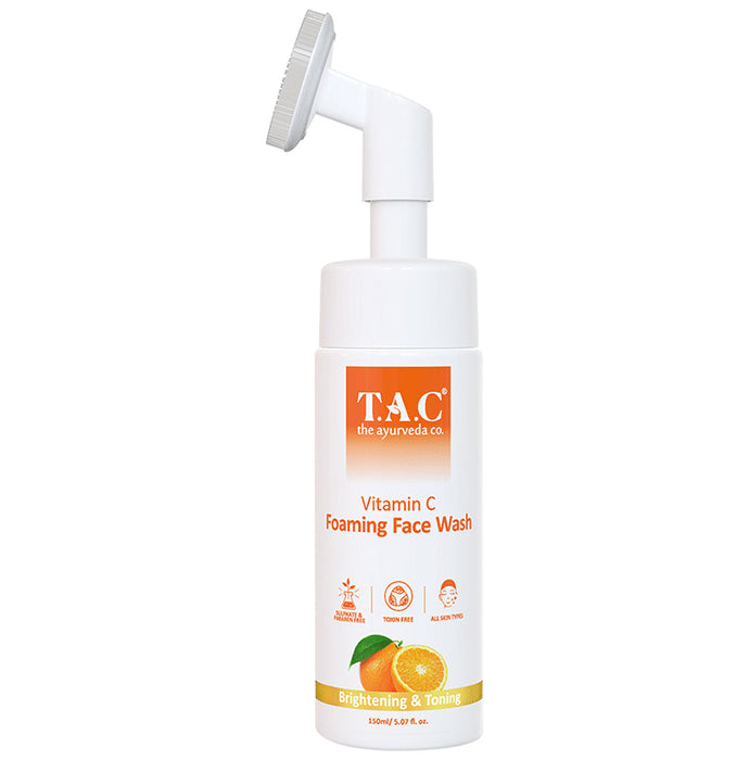 TAC The Ayurveda Co. Vitamin C Foaming Face Wash - Classic Derma