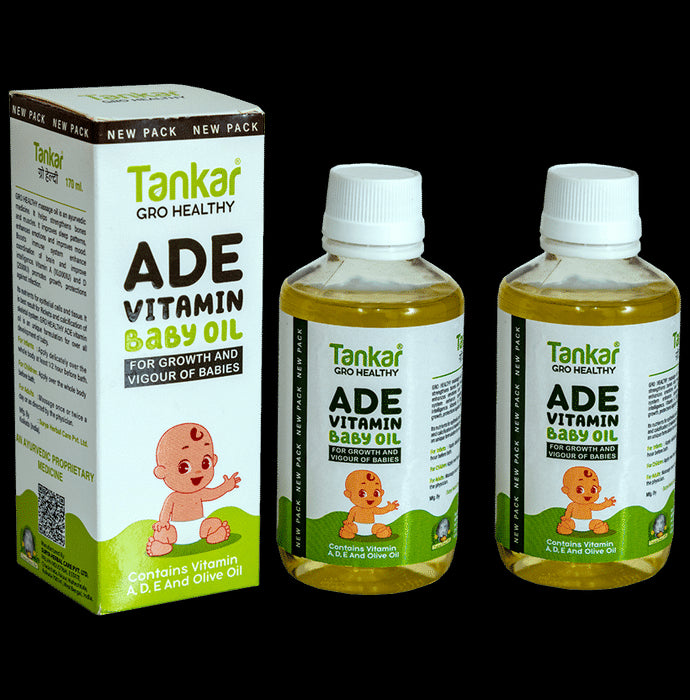 Tankar ADE Vitamin Baby Oil(170ml Each) - Classic Derma