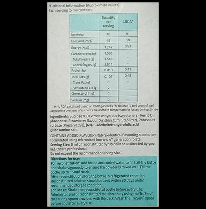Tasiron Dry Syrup Strawberry