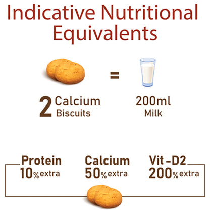 Taste Good Calcium & Vitamin D Whole Wheat Biscuit (100gm Each)