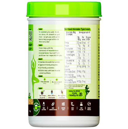 Tata Go Fit Plant Protein for Women, Gut-Friendly Probiotics Rich Chocolate