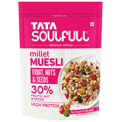 Tata Soulfull Fruit, Nuts & Seeds Millet Muesli - Classic Derma