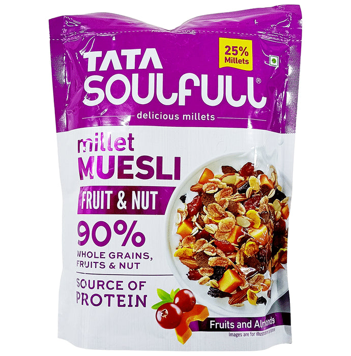 Tata Soulfull Millet Muesli Fruit and Nut - Classic Derma