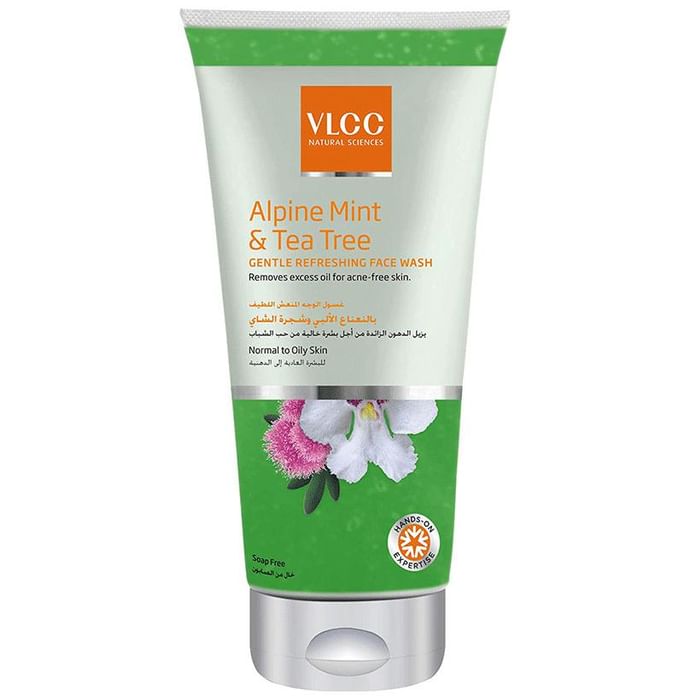 VLCC Alpine Mint & Tea Tree Gentle Refreshing Face Wash - Classic Derma