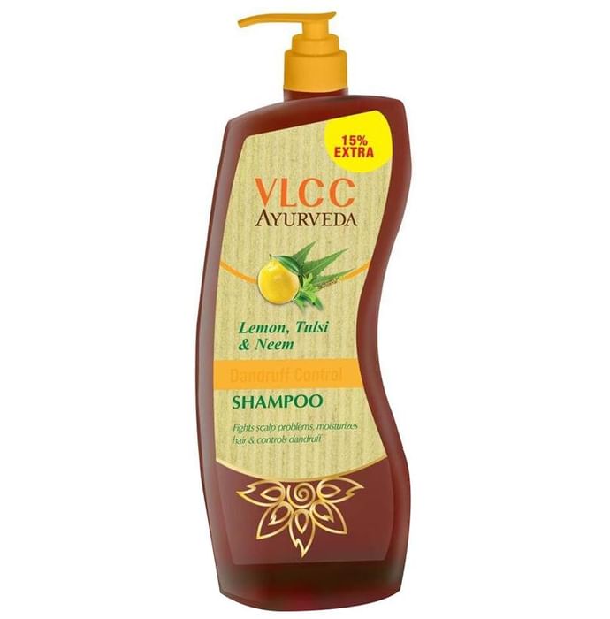 VLCC Ayurveda Lemon, Tulsi & Neem Dandruff Control Shampoo - Classic Derma
