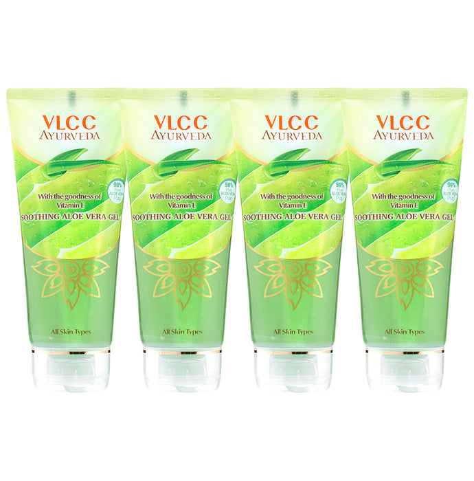 VLCC Ayurveda Soothing Aloe Vera Gel (100gm Each) - Classic Derma