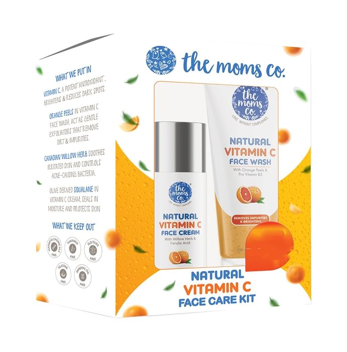 The Moms Co. Natural Vitamin C Face Care Kit - Classic Derma