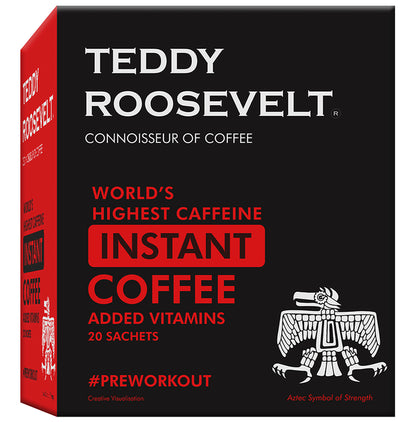 Teddy Roosevelt Highest Caffeine Coffee Sachet (2.5gm Each) - Classic Derma