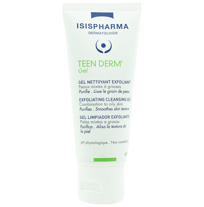 Isispharma Teen Derm Exfoliating Cleansing Gel - Classic Derma