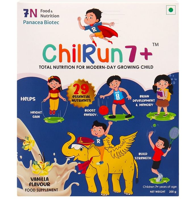 ChilRun 7+ Drink with Almond & Oats For Modern Day Growing Children Vanilla - Classic Derma