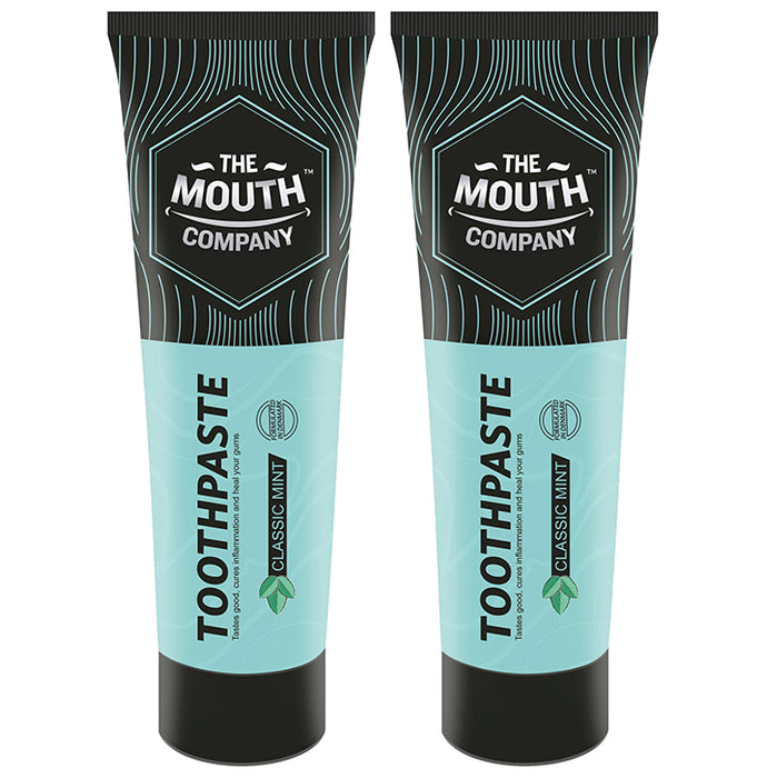 The Mouth Company Classic Toothpaste (100gm Each) - Classic Derma