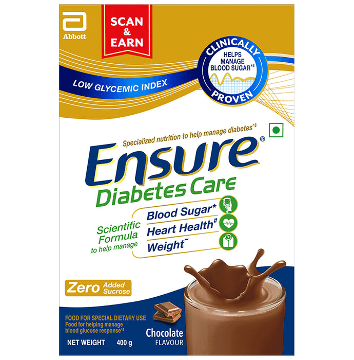 Ensure Diabetes Care Specialized Nutrition Drink Powder Chocolate - Classic Derma