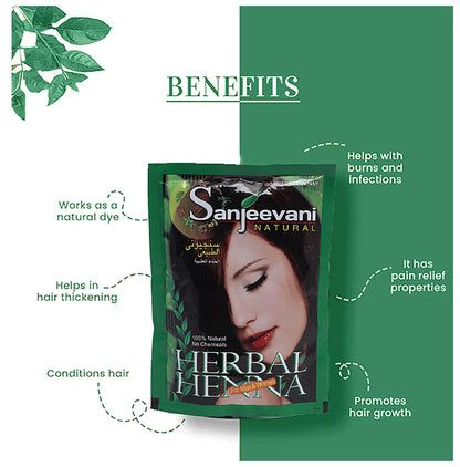 Sanjeevani Natural Herbal Henna for Men & Women