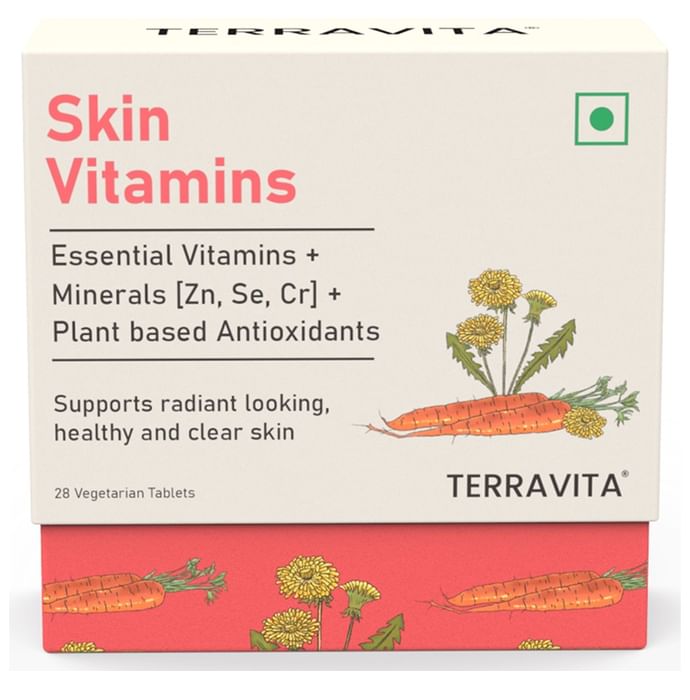 Terravita Skin Vitamins Vegetarian Tablet - Classic Derma