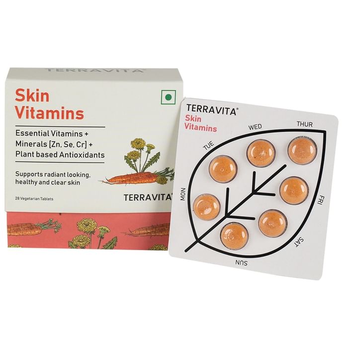 Terravita Skin Vitamins Vegetarian Tablet
