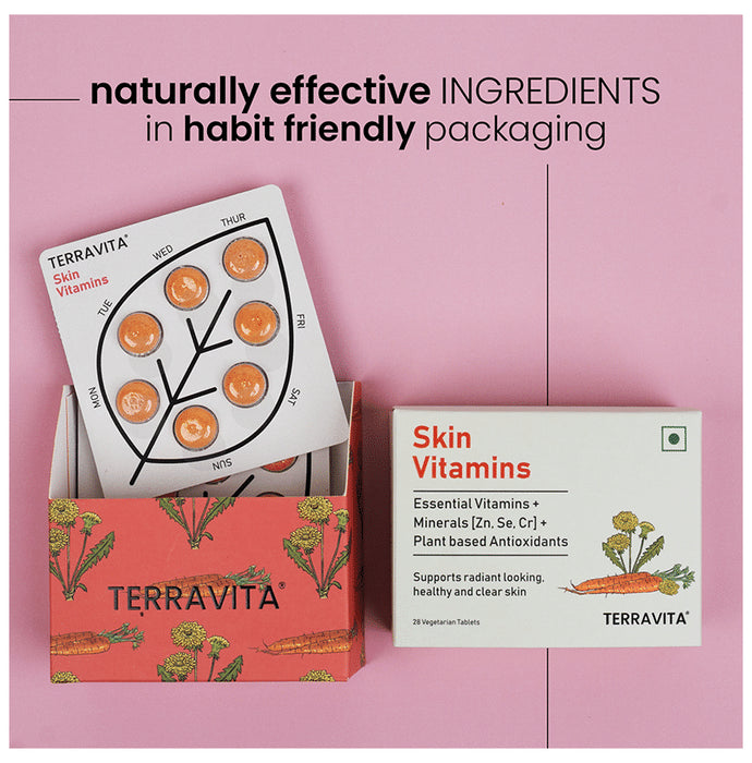Terravita Skin Vitamins Vegetarian Tablet