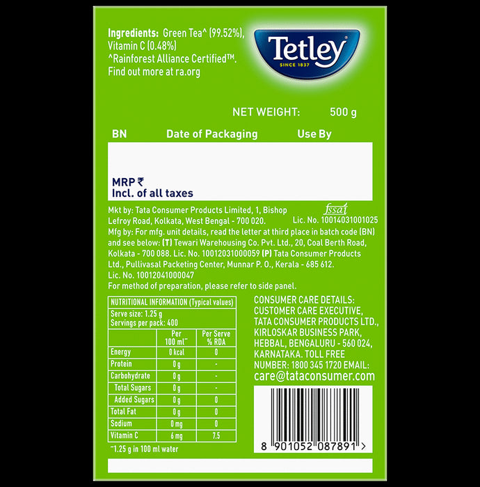 Tetley Green Tea Immune with Added Vitamin C Classic