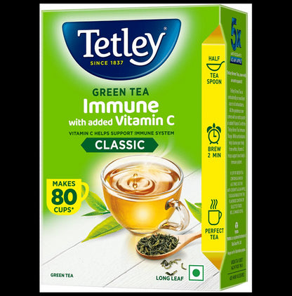 Tetley Green Tea Immune with Added Vitamin C Classic - Classic Derma