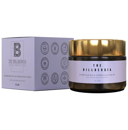 The Billbergia Kumkumadi Oil & Saffron Face Cream - Classic Derma
