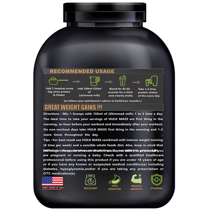 Isoscoop Nutrition The Incredible Hulk Mass Chocolate Cream Powder