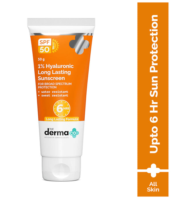 The Derma Co 1% Hyaluroic Long Lasting Sunscreen SPF 50 PA++++